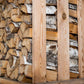 Birken-Brennholz 25 cm kammergetrocknet – 2 RM Palette (ca. 2,8 SRM, 835 kg)