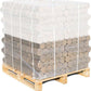 Premium Hartholzbriketts rund NESTRO Palette 480 kg – 48 Packungen à 10 kg