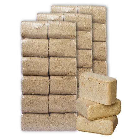 RUF Holzbriketts Palette 480 kg – 48 Packungen à 10 kg (FSC-zertifiziert, ofenfertig)