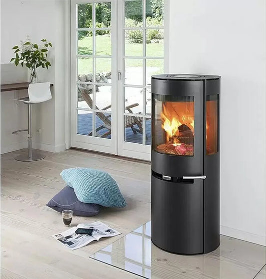 Aduro 9.5 Kaminofen Stahl schwarz 6 kW – 3 Sichtscheiben, Aduro-Tronic & BImSchV 2