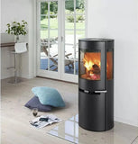 Aduro 9.5 Kaminofen Stahl schwarz 6 kW – 3 Sichtscheiben, Aduro-Tronic & BImSchV 2